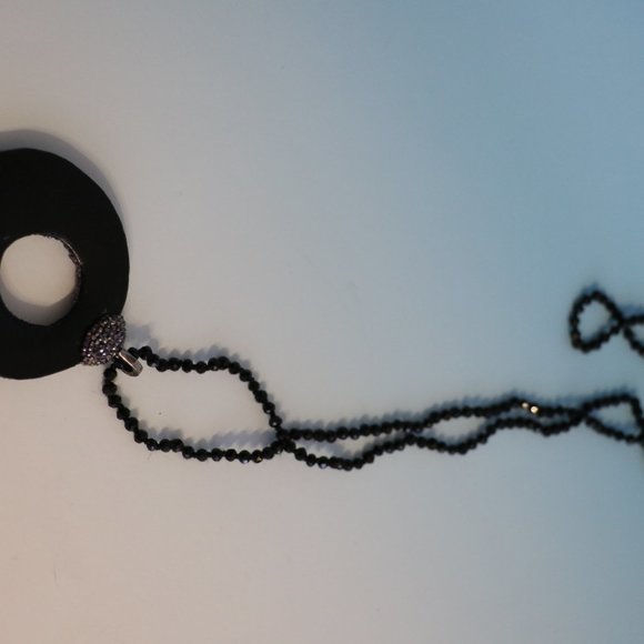 NEW Purple Black Chunky Statement Necklace - Picture 6 of 6